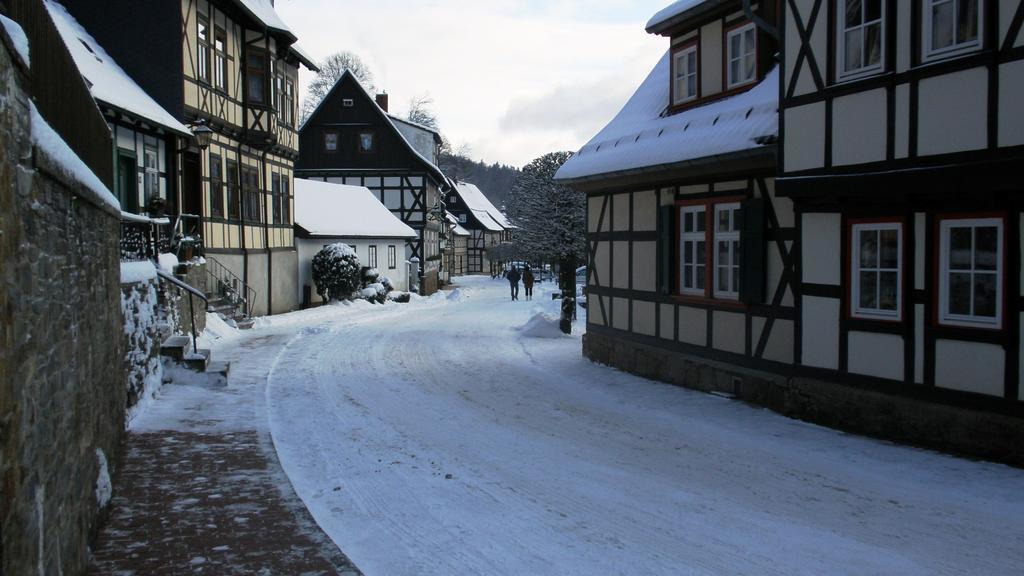 Harz Stolberg Ferienwohnung エクステリア 写真